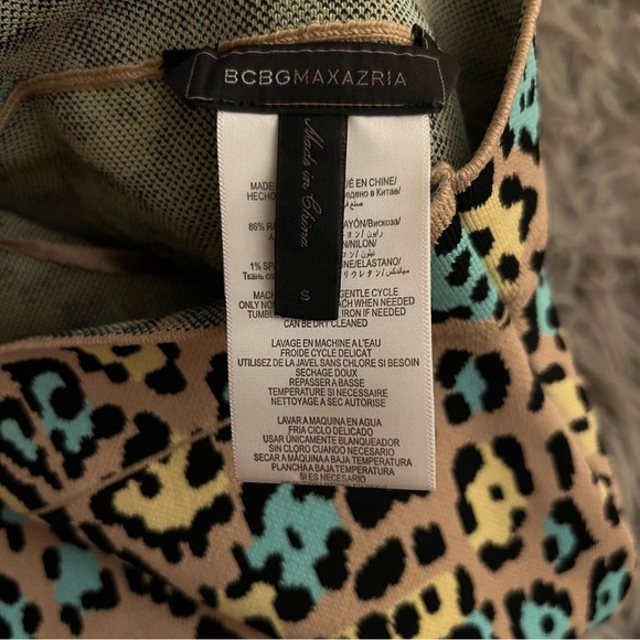 BCBGeneration Cheetah Leopard Bodycon Skirt - Picture 3 of 5